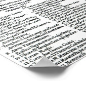 Kaart van Antwerpen Poster (Hoek)