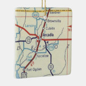  kaart van Arcadia Keramisch Ornament (Rechts)