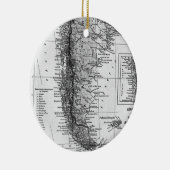 kaart van Argentinië (1911) Keramisch Ornament (Rechts)