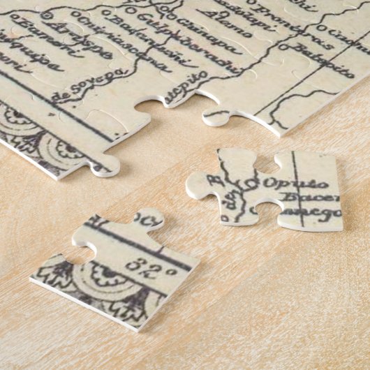  kaart van Arizona (1881) Legpuzzel (Zijkant)