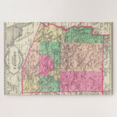  kaart van Arizona (1881) Legpuzzel (Horizontaal)