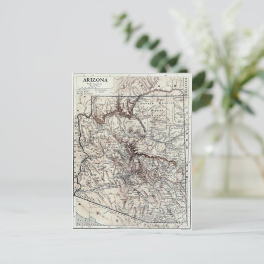 kaart van Arizona (1911) (Staand voorkant)