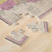  kaart van Arkansas (1853) Legpuzzel (Zijkant)