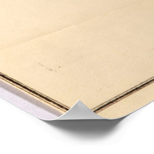  kaart van Arkansas (1866) Poster (Hoek)