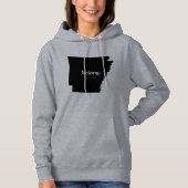 Kaart van Arkansas Belong State Pride Hoodie (Voorkant)