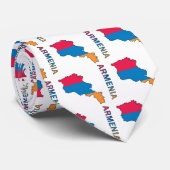 Kaart van Armenië Stropdas (Opgerold)