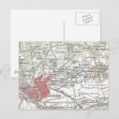  kaart van Arnhem en omringende gebieden (1905) (Voorkant / Achterkant)