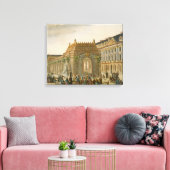 Kaart van Arras, van "Civitates Orbis Terrarum" do Canvas Afdruk (Insitu (Woonkamer))