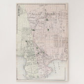  kaart van Astoria NY (1873) Legpuzzel (Verticaal)