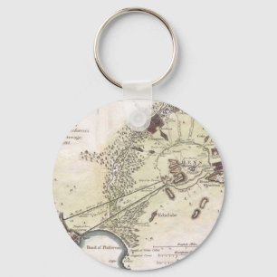  kaart van Athene (1784) Sleutelhanger