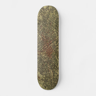 kaart van Atlanta (1892) Persoonlijk Skateboard