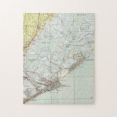 kaart van Atlantic City NJ (1941) Legpuzzel (Verticaal)