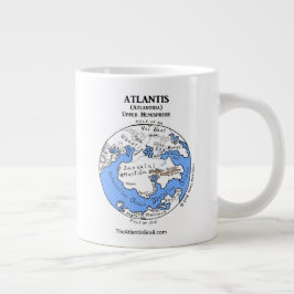Kaart van Atlantis - Beide Halfronden - Jumbo Mok
