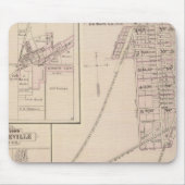 Kaart van Auburn, De Kalb Co. Muismat (Voorkant)