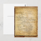  kaart van Australazië (Voorkant / Achterkant)