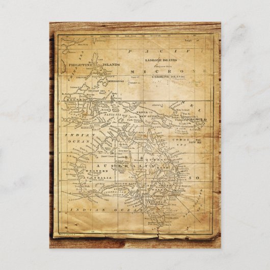  kaart van Australazië (Voorkant)