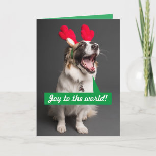 Kaart van Australian Shepherd kerstfeestdag