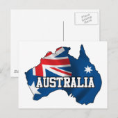 Kaart van Australië (Voorkant / Achterkant)