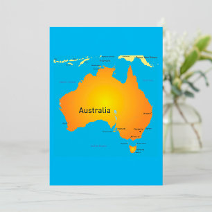 Kaart van Australië