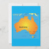 Kaart van Australië (Voorkant)