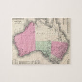  kaart van Australië (1862) Legpuzzel (Horizontaal)