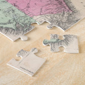  kaart van Australië (1862) Legpuzzel (Zijkant)