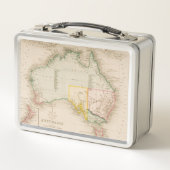 Kaart van Australië en Nieuw-Zeeland (Voorkant)