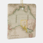 Kaart van Australië en Nieuw-Zeeland Keramisch Ornament (Rechts)