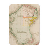 Kaart van Australië en Nieuw-Zeeland Magneet (Verticaal)