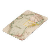 Kaart van Australië en Nieuw-Zeeland Magneet (Linkerzijde)