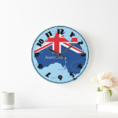 Kaart van Australië klok (Huis)