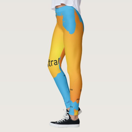 Kaart van Australië Leggings (Links)