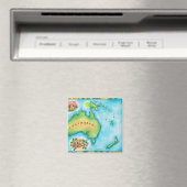 Kaart van Australië Magneet (Insitu (Vaatwasser))