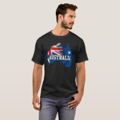 Kaart van Australië T-shirt (Voorkant volledig)