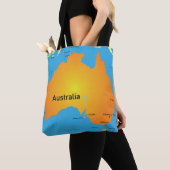 Kaart van Australië Tote Bag (Dichtbij)