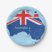 Kaart van Australisch Australisch Bord voor landen (Voorkant)