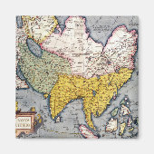  kaart van Azië | 1580 Magneet (Voorkant)
