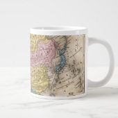 Kaart van Azië Grote Koffiekop (Rechts)