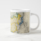 Kaart van Azië Grote Koffiekop (Rechts)
