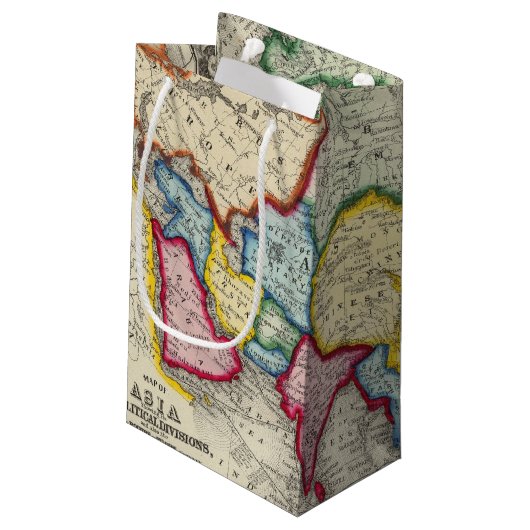Kaart van Azië Klein Cadeauzakje (Achterkant Gekanteld)