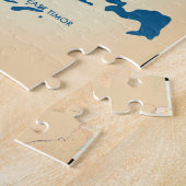  kaart van Azië Legpuzzel (Zijkant)