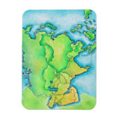 Kaart van Azië Magneet (Verticaal)