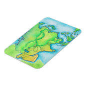 Kaart van Azië Magneet (Linkerzijde)