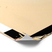  kaart van Azië Poster (Hoek)