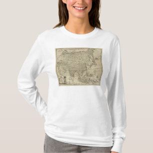 Kaart van Azië T-shirt