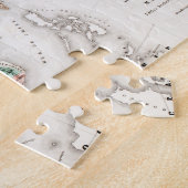 Kaart van Azië | Tijd in Kublai Khan Legpuzzel (Zijkant)