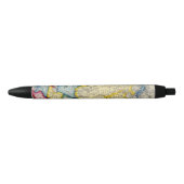 Kaart van Azië Zwarte Inkt Pen (Voorkant)