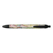 Kaart van Azië Zwarte Inkt Pen (Achterkant)