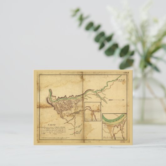 Kaart van Azua, Dominicaanse Republiek (1804) (Staand voorkant)