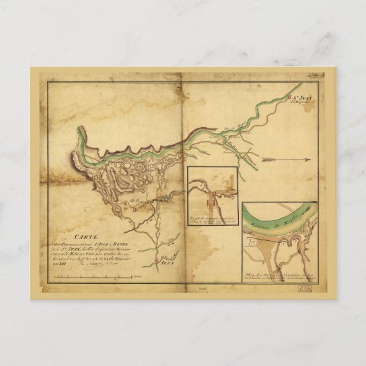 Kaart van Azua, Dominicaanse Republiek (1804) (Voorkant)